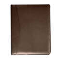 Dacasso Chocolate Brown Leather Standard Padfolio EI-3401